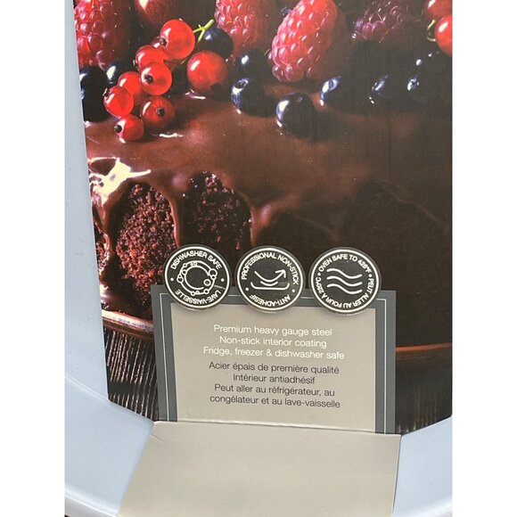 Master Class Prem Bakeware Round & Square Cake Pans 9" NonStick HeavyGauge Steel - Picture 3 of 7